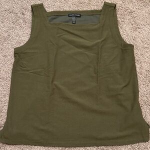 Eileen Fisher Olive Green Women's Tank Top